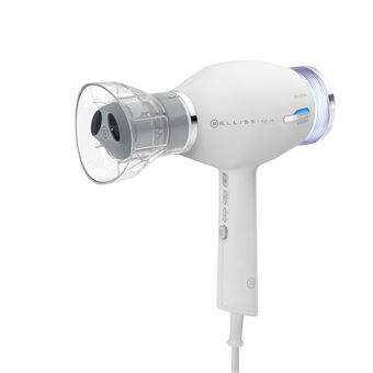 SECHE-CHEVEUX AVEC FONCTION MASSAGE BELLISSIMA OXY RITUAL - TECHNOLOGIE OXYCARE - CONCENTRATEUR MASSAGE - CONCENTRATEUR ULTRA FIN - CURLY DIFFUSEUR - 1800W - CONTRÔLE NUMÉRIQUE - TECHNO IONIQUE - 14 COMBINAISONS AIR TEMPÉRATURE - AIR FROID - CÂBLE 2,5M