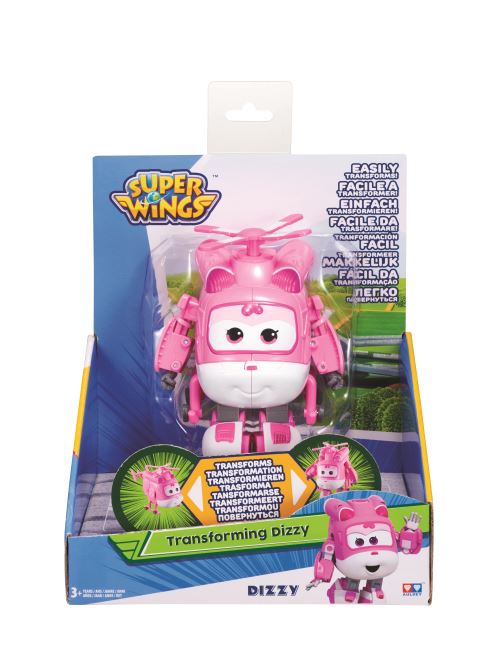 Figurine articulée Super Wings Transforming Dizzy 12 cm