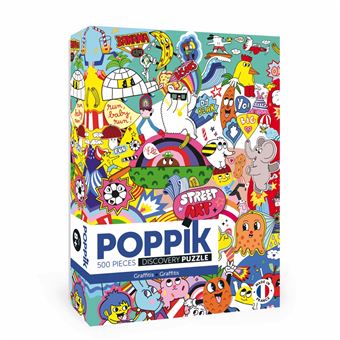 Puzzle Poppik Graffitis avec Poster 500 pièces