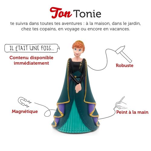 Accessoire conteuse d'histoire Tonies Figurine La Reine des Neiges 2 Anna  pour Conteuse Toniebox Collection Se divertir