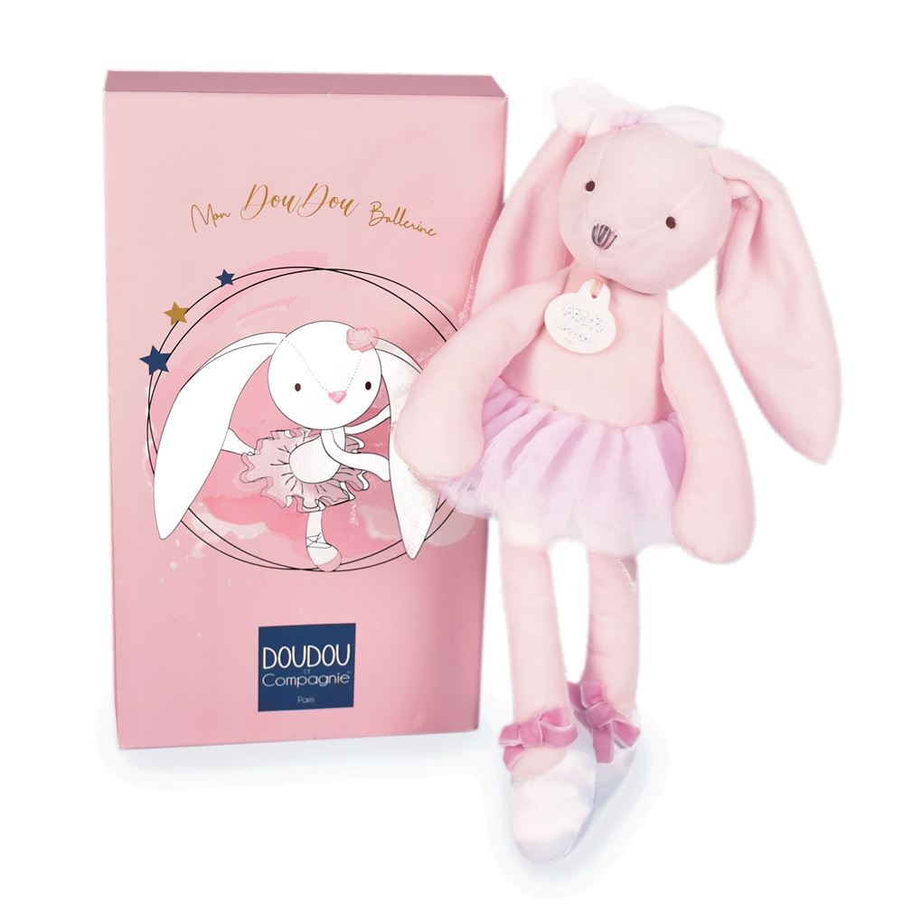 Doudou Ballerine Doudou et Compagnie Lapin Rose Doudou Achat prix fnac