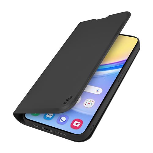 Etui Wallet Smooth SBS pour Samsung Galaxy A16 Noir