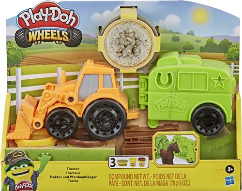 Pâte à modeler pour enfant Play Doh Tracteur