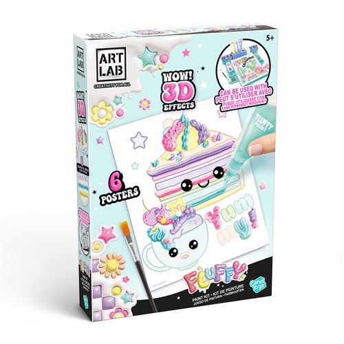 Peinture enfant Canal Toys Kit de peinture Fluffy Paint
