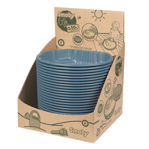 Mini bac à sable Smoby Double Présentoir Bleu