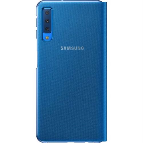 SAMSUNG GALAXY A7 2018 FLIP WALLET BLUE