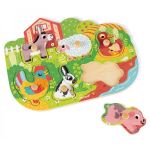 Puzzle Janod Happy Farm 6 pièces