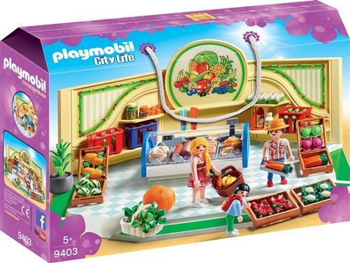Playmobil City Life Les boutiques 9403 Epicerie - Playmobil
