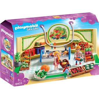 Playmobil City Life Les boutiques 9403 Epicerie - Playmobil