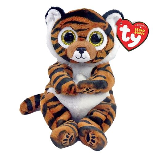 Peluche TY Beanie Babies Small Clawdia Le Tigre