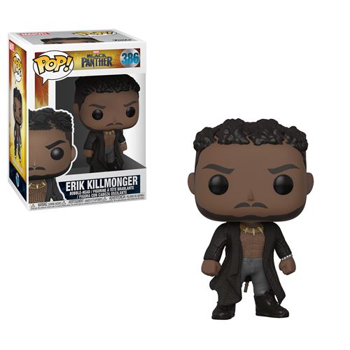 Figurine Funko Pop Bobble Marvel Black Panther Killmonger