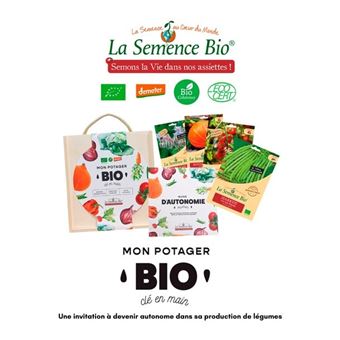 Semis La Semance Bio Coffret Mon Potager Bio Clé en main