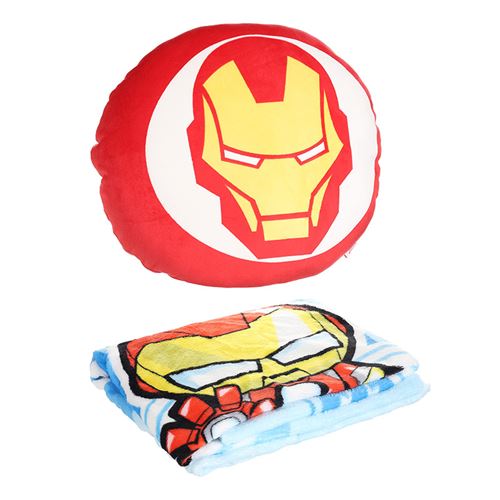 Coussin et couverture Miniso Marvel Iron Man Rouge