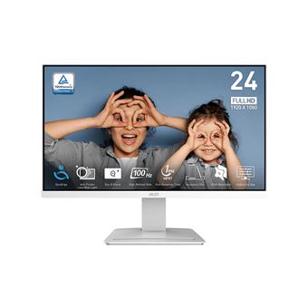 Ecran PC MSI PRO MP2412W 23,8" LED Full HD Blanc - 1