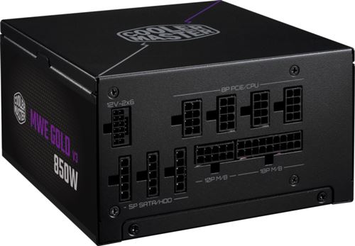 Alimentation PC modulaire Cooler Master MWE V3 850W 80 PLUS Gold noir