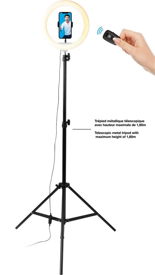 Pack streaming audio 4 en 1 avec micro H'mc Noir