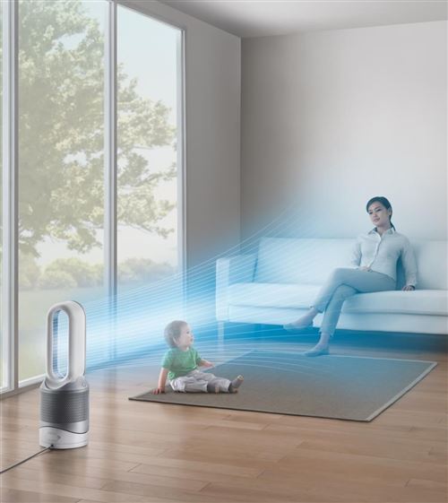 Purificateur Dyson Pure Hot+Cool HP00 Blanc et Argent Purificateur Dyson Pure Hot+Cool HP00 Blanc et Argent
