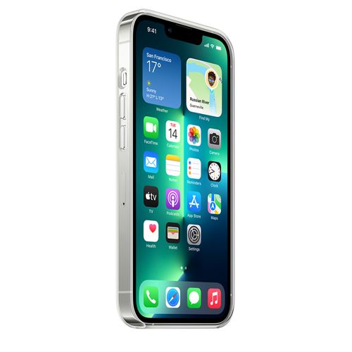 Oududianzi-Coque pour iPhone 13 Pro Compatible avec MagSafe Magnétique, Housse de Arrière Translucide Givrée PC, TPU Silicone Bumper Étui Protection Antichoc Militaire Anti-Empreintes - Bleu Vert
