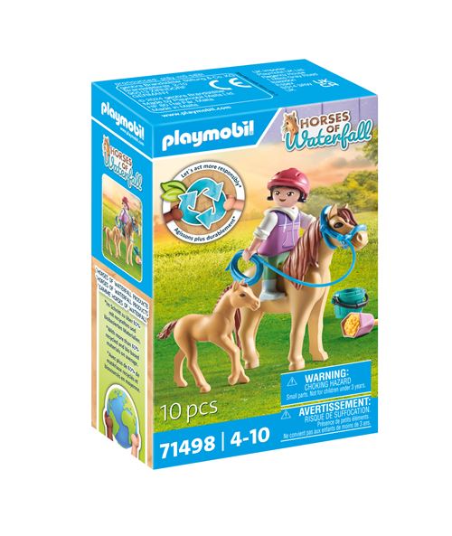 Playmobil Horses Of Waterfall 71498 Enfant Avec Poneys