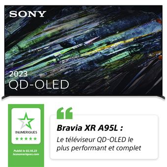 TV OLED Bravia Sony XR-55A95L 139 cm 4K HDR Google TV Noir