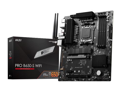Carte mère MSI PRO B650-S WIFI ATX Socket AM5 Chipset AMD B650