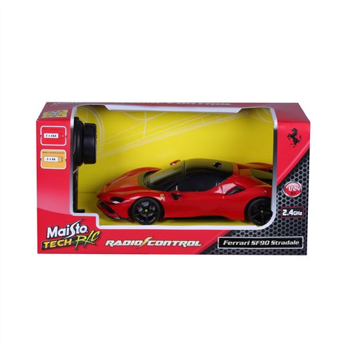 1/24 RC 2,4 Ghz  - FERRARI SF90 STRADALE - Rouge
