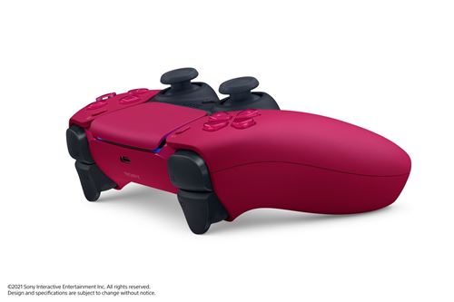 Manette sans fil personnalisée Sony DualSense PlayStation PS5 - rouge  massif/bla