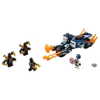 76123 Captain America et l attaque des Outriders LEGO Marvel Avengers