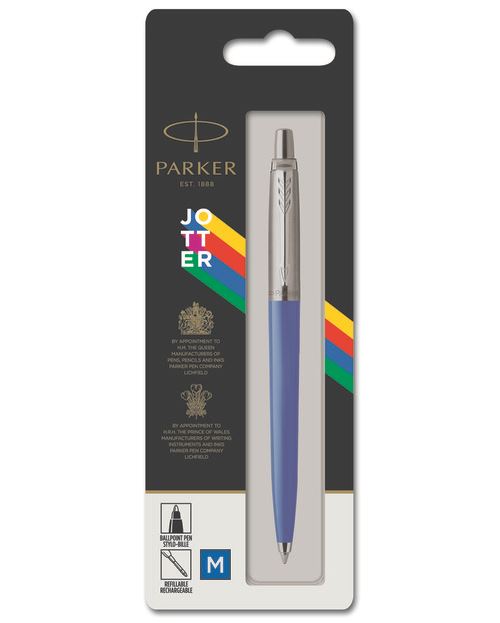PARKER Jotter Originals Stylo bille, bleu, pointe moyenne, sous blister