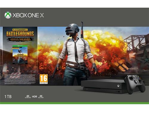 Console Microsoft Xbox One X 1 To Noir + PlayerUnknown's Battlegrounds PUBG