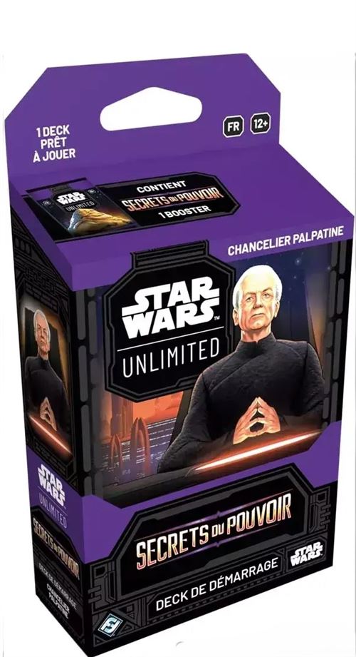 Deck de démarrage Star Wars Unlimited : Chancelier Palpatine Secrets Du Pouvoir - vue 2