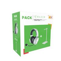 Pack Fnac Casque gaming filaire Razer™ Blackshark V2 X Blanc + Support casque alliage aluminium