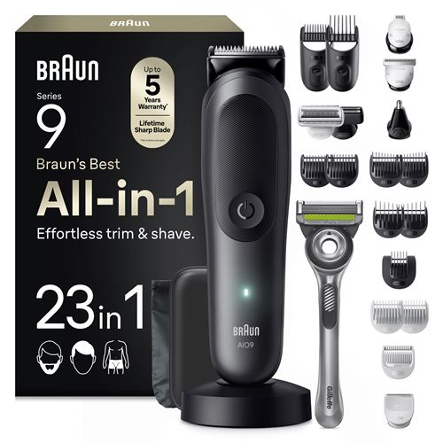 Tondeuse Braun Aio9560 Séries 9 Gris