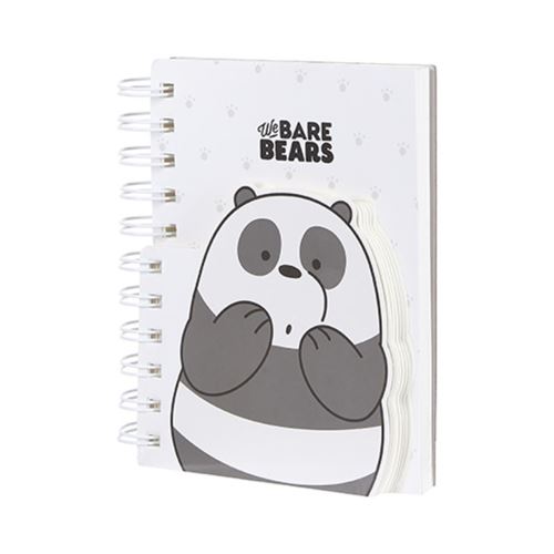 Cahier spirales et Bloc-notes Miniso We Bare Bears