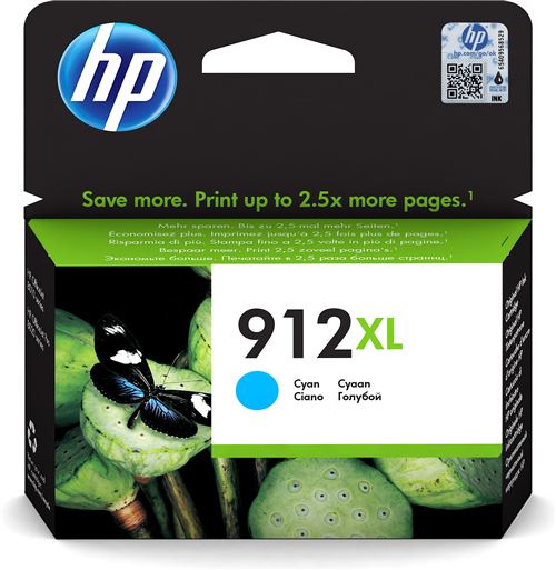 Cartouche d&rsquo;encre HP 912XL Bleu