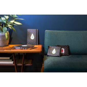 Pochette ornée de cristaux Swarovski® Motif Goutte Jaune Electrique Crystal Party Exclusivité FNAC