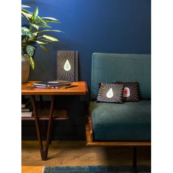 Pochette ornée de cristaux Swarovski® Motif Goutte Jaune Electrique Crystal Party Exclusivité FNAC