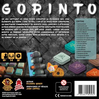 Jeu de stratégie Super Meeple Gorinto