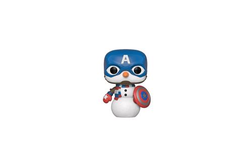 Funko - Figurine Pop Marvel Holiday Captain America - 3 pouces - Image 3
