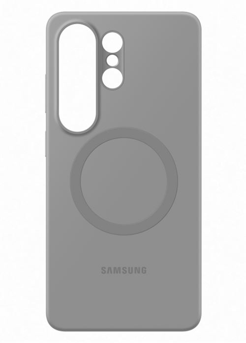 Samsung Coque en silicone Slim Magnet Gris pour Galaxy S26 Ultra Gris - vue 4
