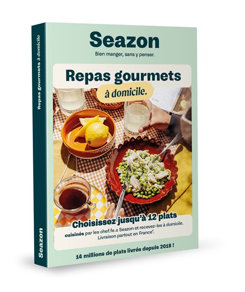 Coffret cadeau Seazon Repas gourmets à domicile