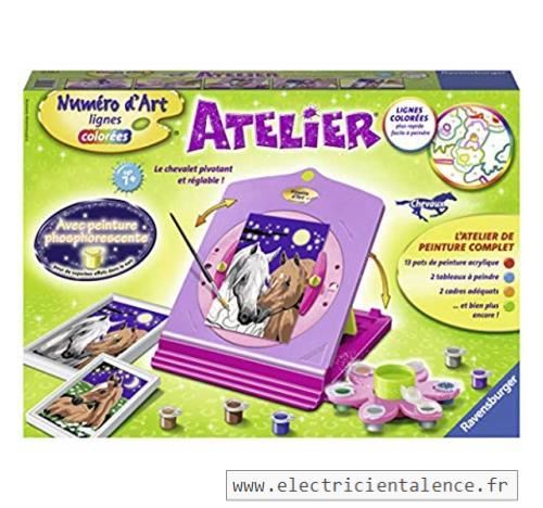 Atelier Numéro D'Art Chevaux Ravensburger