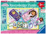 Puzzles 2 x 12 pièces Ravensburger Gabby’s Dollhouse