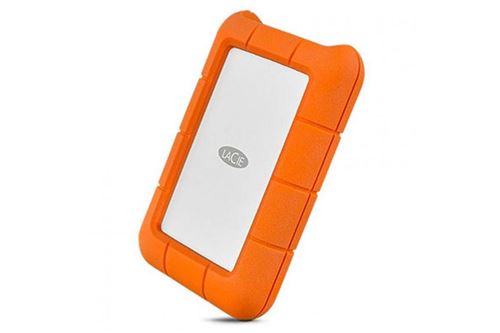 LaCie Rugged 4 To USB-C Orange
