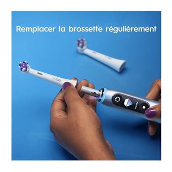 Pack de 2 brossettes Oral-B iO Radiant White Blanc