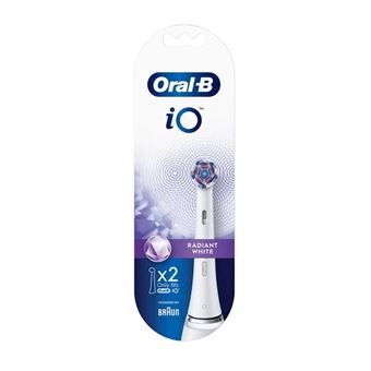 Pack de 2 brossettes Oral-B iO Radiant White Blanc