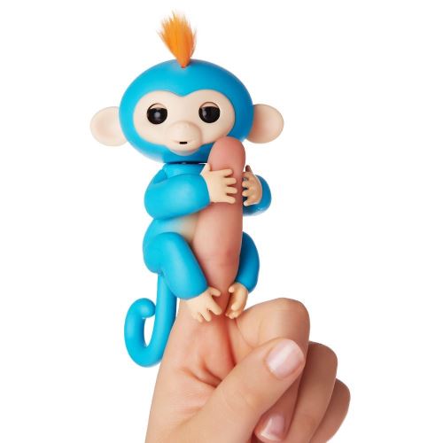 Neuf Fingerlings Interactif Bébé Singe Bleu Sarcelle Ava