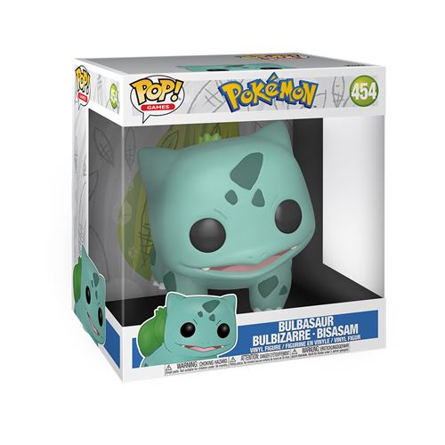 Figurine Funko Pop Games Pokemon 10" Bulbizarre - Funko