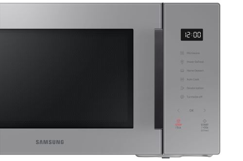 Samsung Micro-ondes Gril 30L, Gris Galet - MG30T5018AG, Cuisson