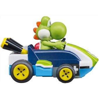 Voiture radio commandee Carrera Mario Kart Mini RC Yoshi 2 4 GHz Voiture telecommandee Achat prix fnac